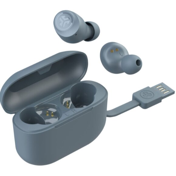 JLab GO Air POP True Wireless Earbuds – Slate | Compact, Custom Sound & Sweat-Re - Picture 1 of 3